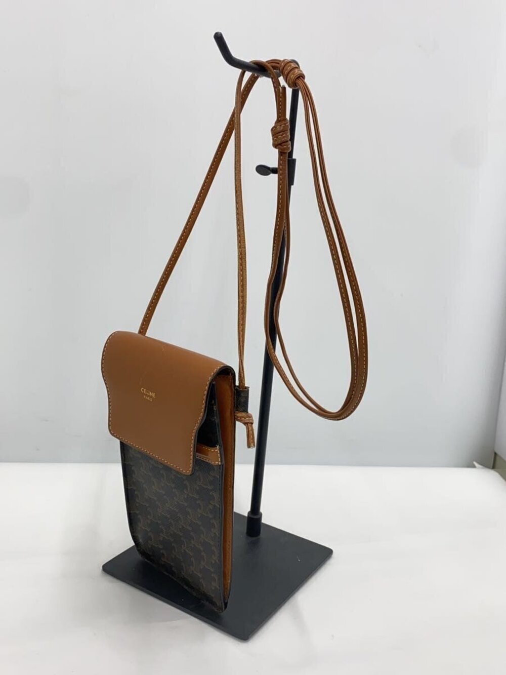 Celine Macadam Brown Bag over Shoulder All Brown